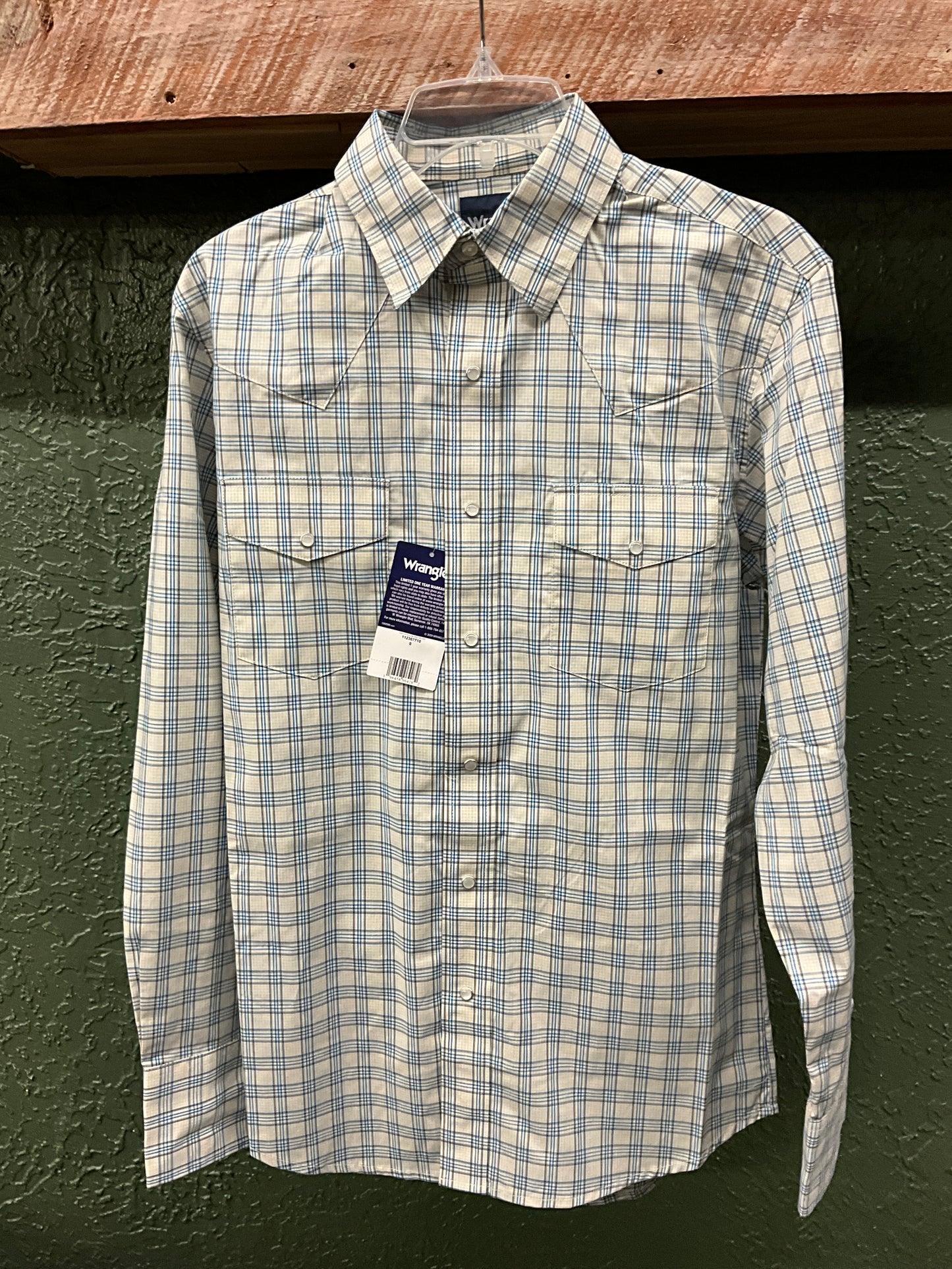 WRANGLER MENS LONG SLEEVE BUTTON UP- 112367710