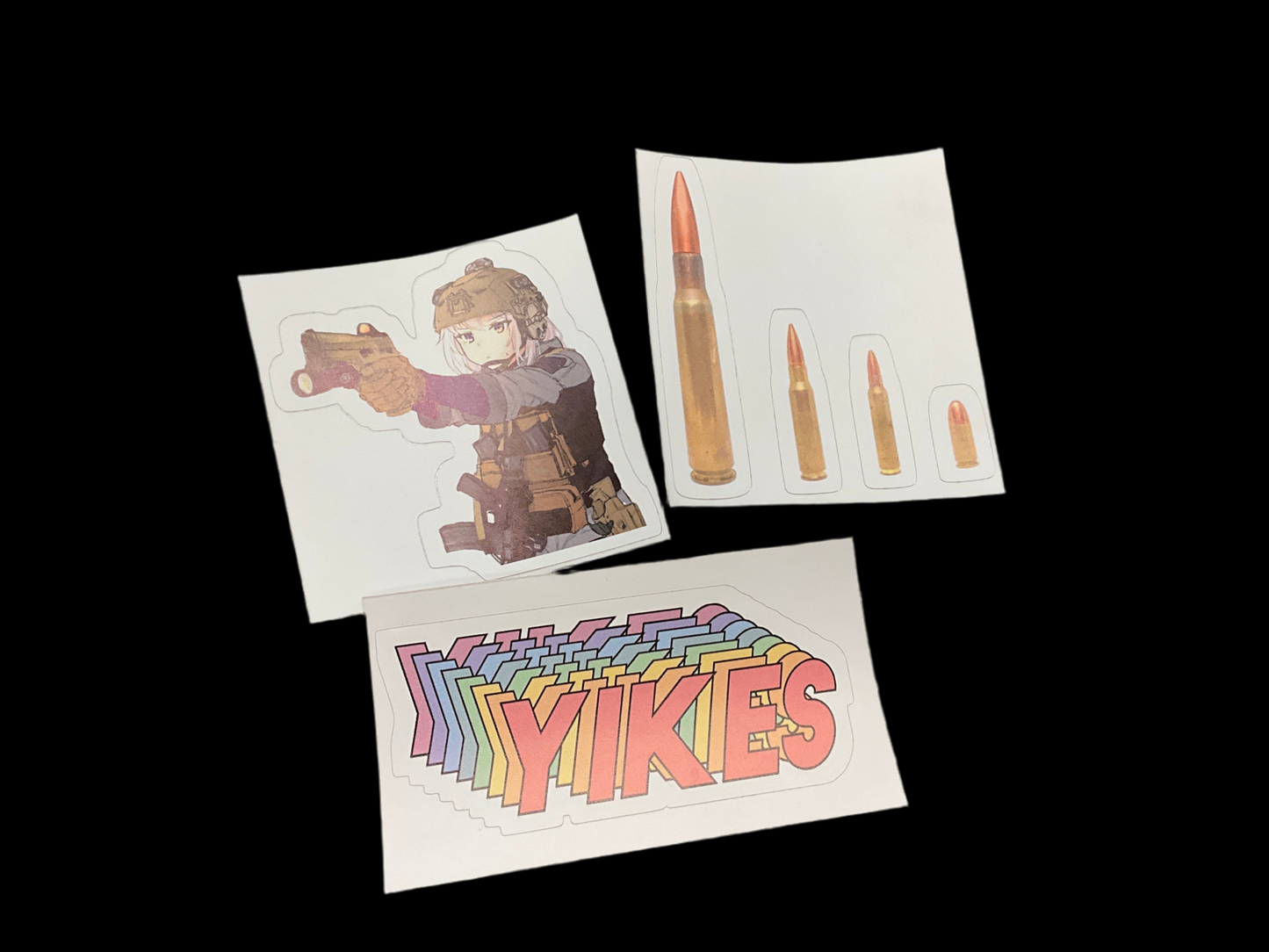RED BUBBLE STICKERS