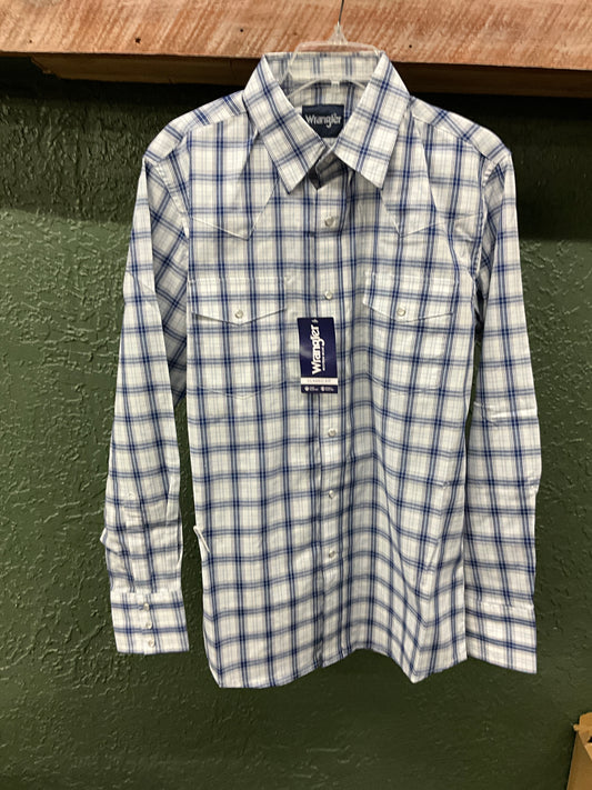 WRANGLER MENS LONG SLEEVE BUTTON UP- 112367717