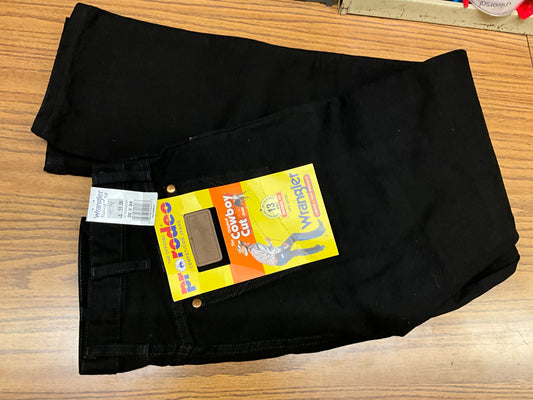 WRANGLER-BLACK, COWBOY CUT ORIGINAL FIT-13MWZWK