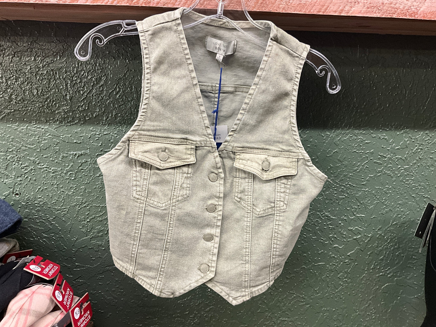 VANILLA MONKEY- GIRLS DENIM VEST-5157VN