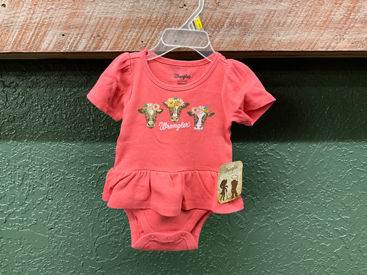 WRANGLER-GIRL SS ONESIE- 112364330