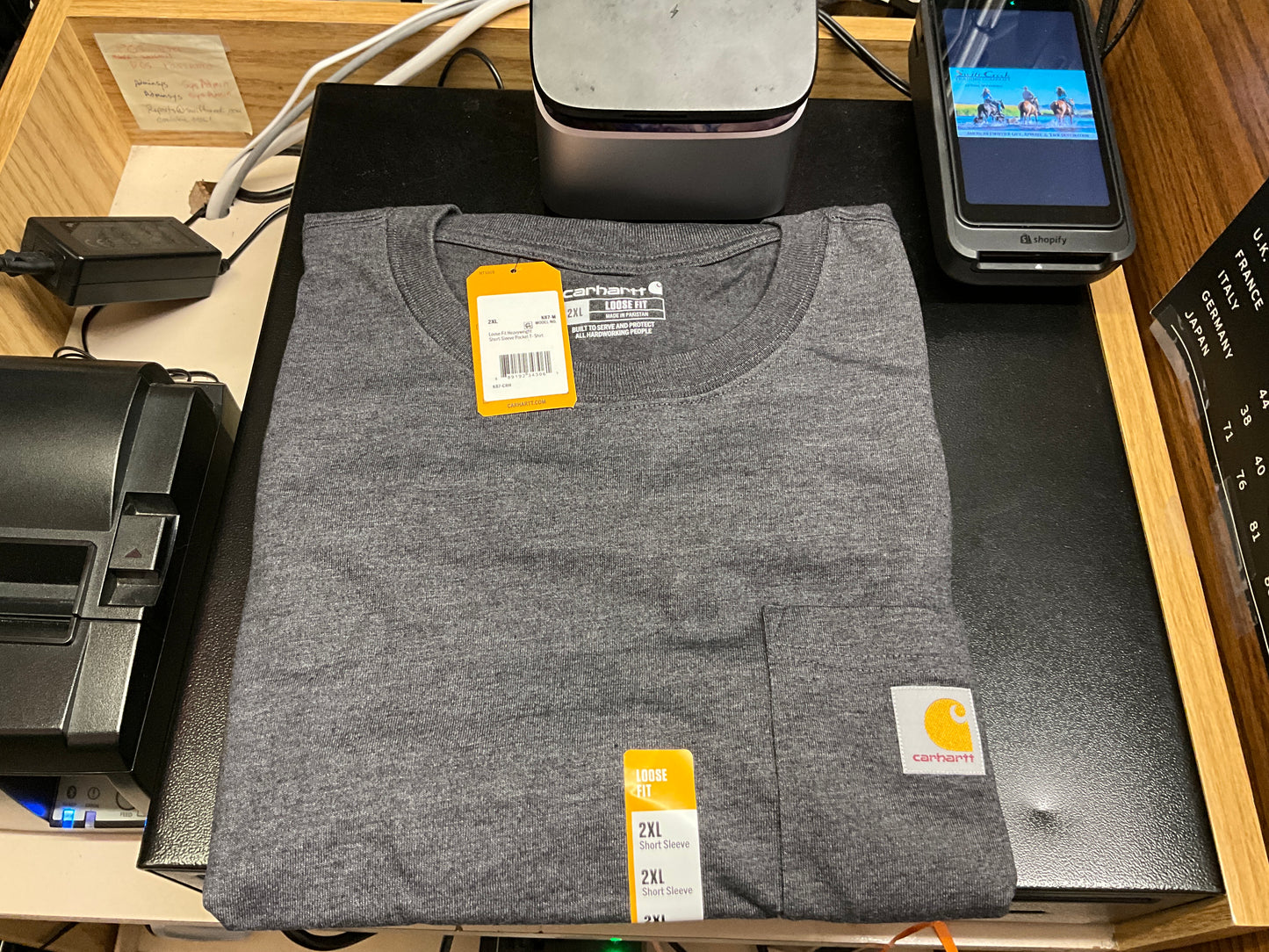 CARHARTT- SS POCKET TEE-K87-CRH