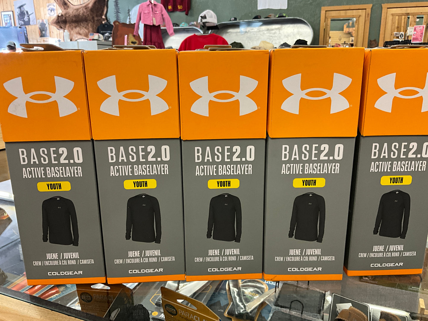 UNDER ARMOUR- BOYS BASELAYER 2.0 CREWNECK TOP, 1373296