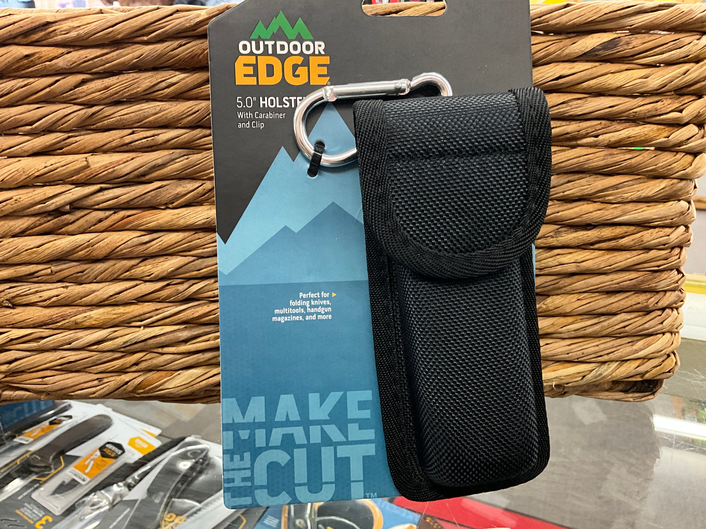 OUTDOOR EDGE- 5” HOLSTER WITH CLIP - F2-50