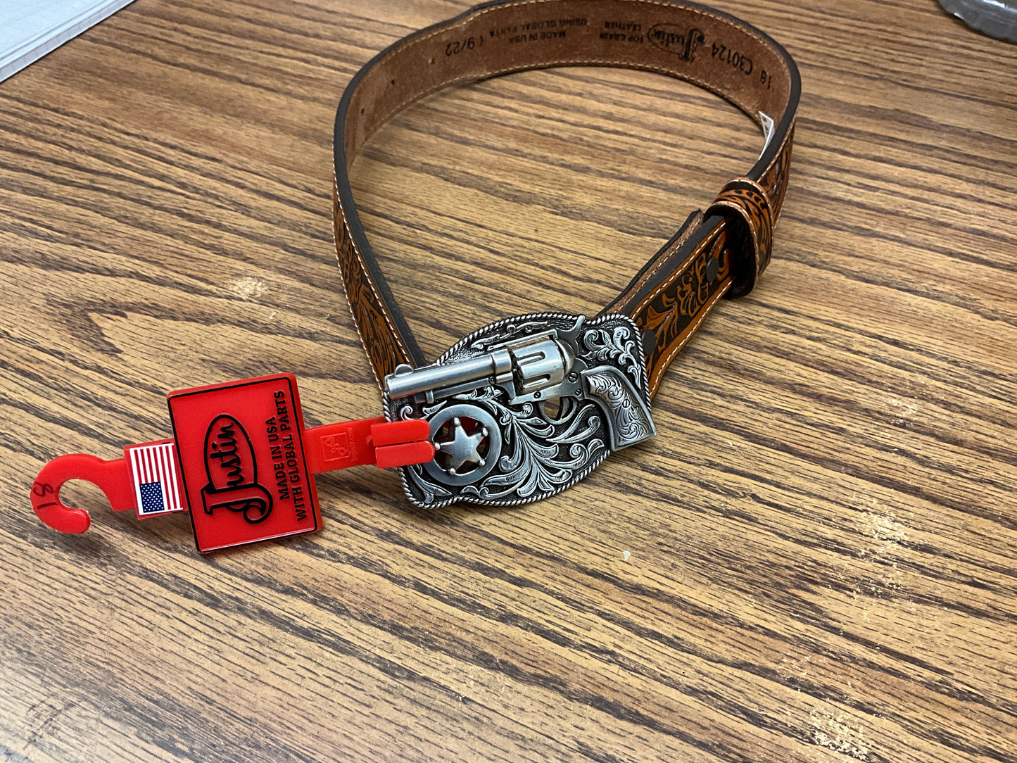 JUSTIN KIDS BELT, LIL TRIGGER C30124