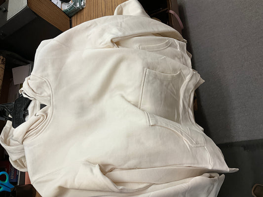 SWIFTWEAR HOODIE- CREAM BLANK - 54326