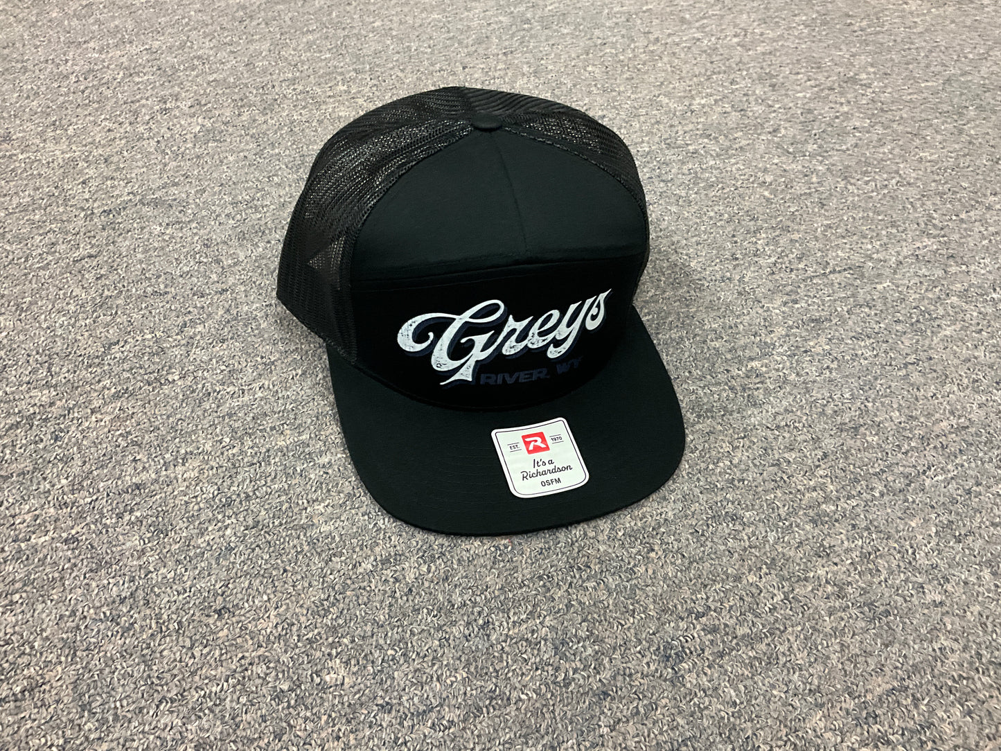 SWIFTWEAR-7PANEL TRUCKER CAP-168/GRAYS