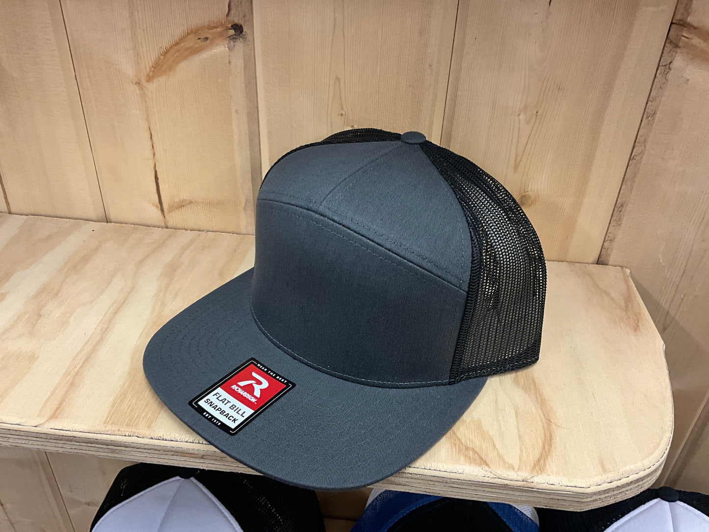 SWIFTWEAR- 7 PANEL, FLAT BILL CAP - 168