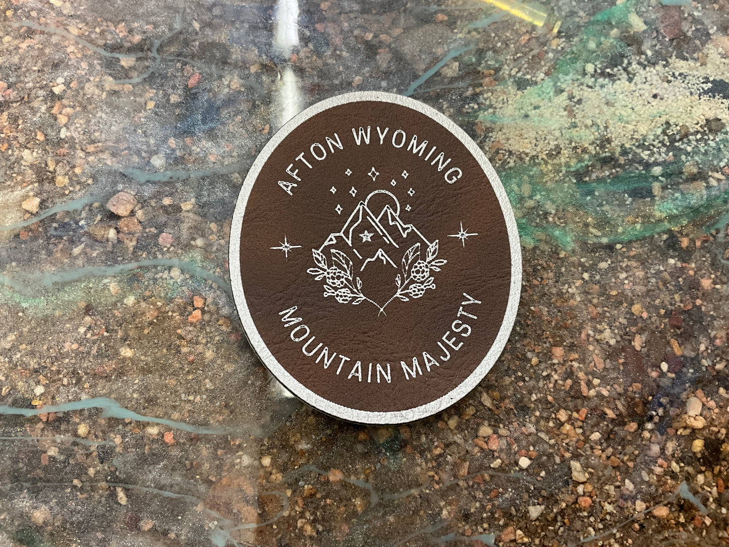 SWIFTWEAR AFTON WYOMING “MOUNTAIN MAJESTY LEATHER PATCH ASSORTED