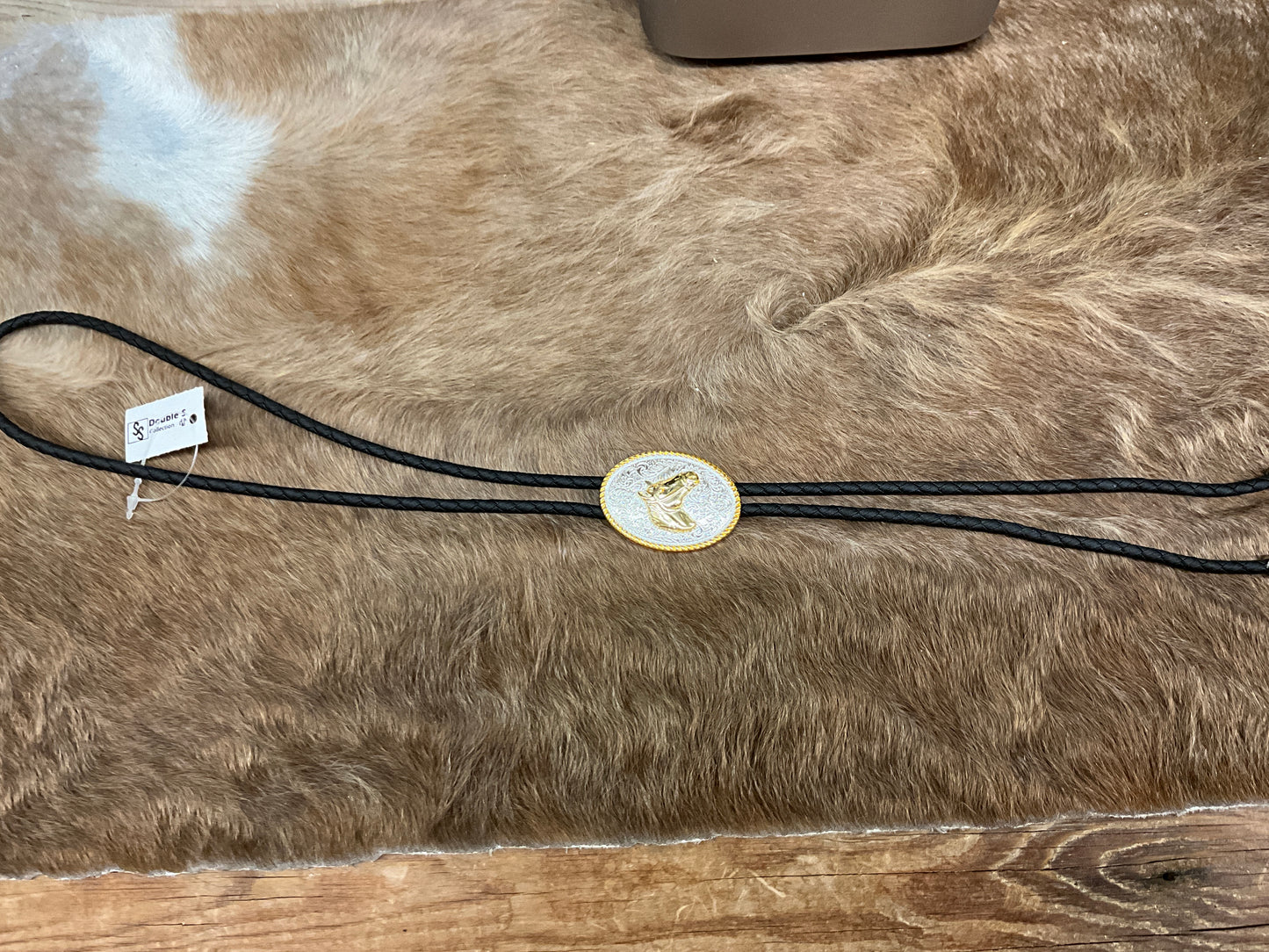 DOUBLE SS- BOLO TIE-HORSE HEAD-22266