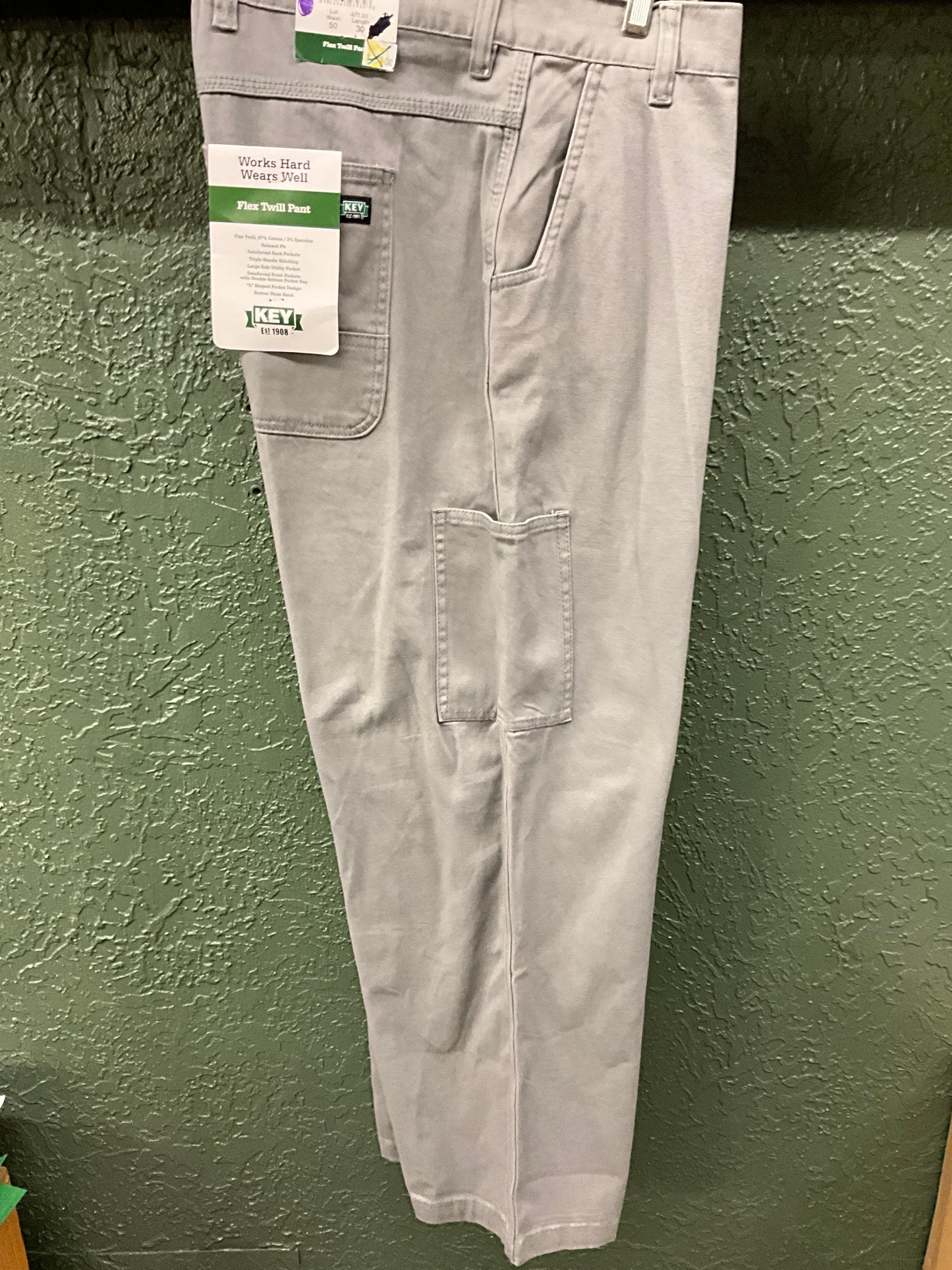 KEY - FLEX TWILL PANT - WORKS HARD WEARS WELL - RN17754