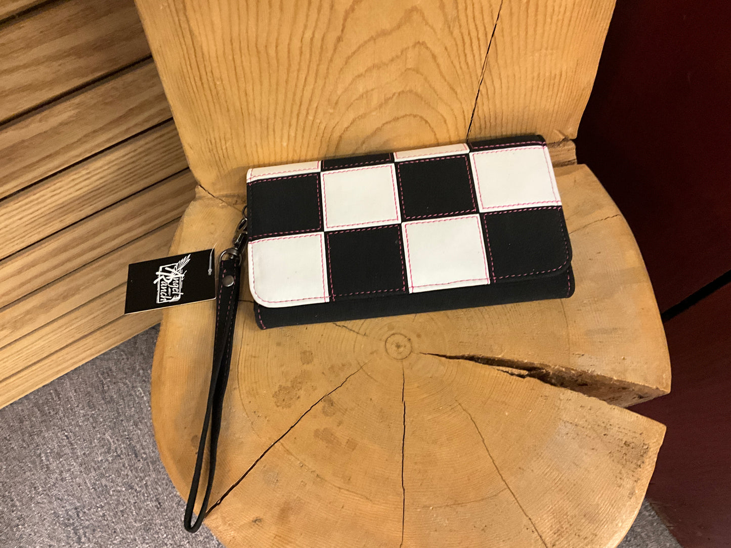 ANGEL RANCH-CHECKERED SADIE WALLET-D330012362