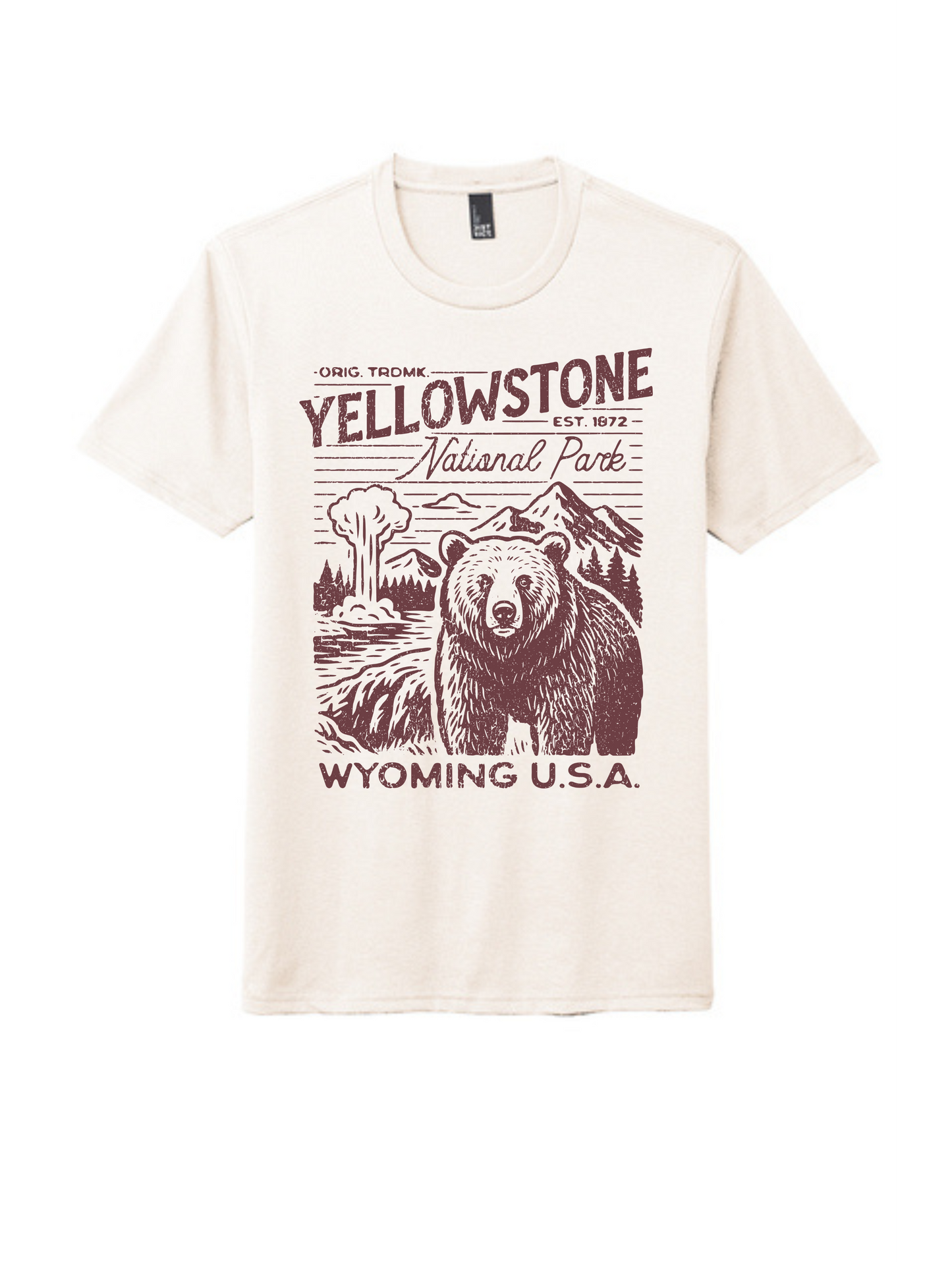 SwiftWear 307 Wyoming Collector T Shirt "Yellowstone Wyoming"