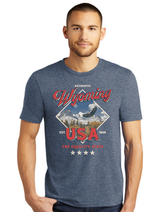 SwiftWear 307 Wyoming Collector T Shirt "Wyoming USA"
