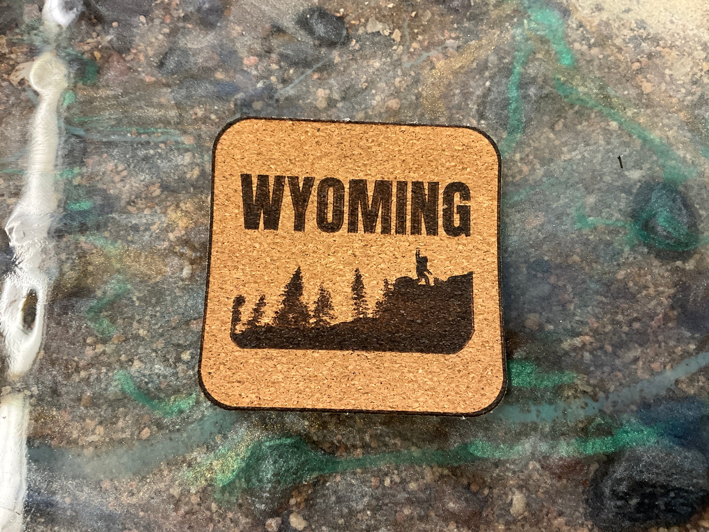 SWIFTWEAR WYOMING MOUNTAIN LEATHER PATCH