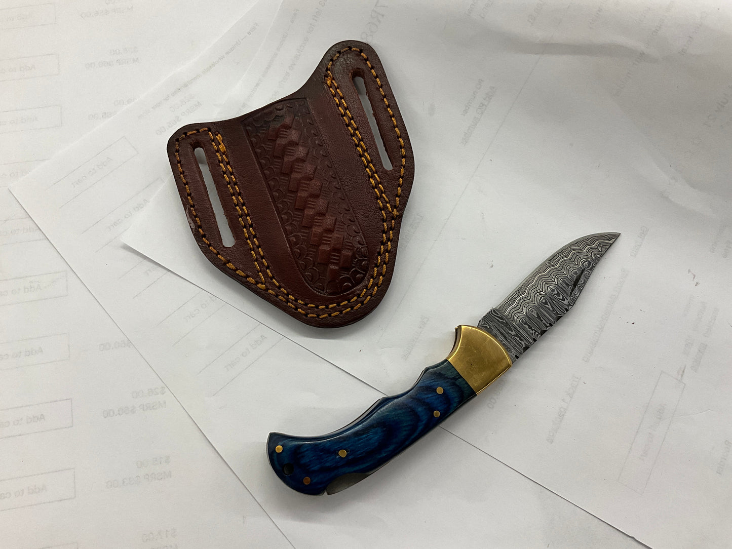 TITAN- BLUE DIAMOND KNIFE- BP-002