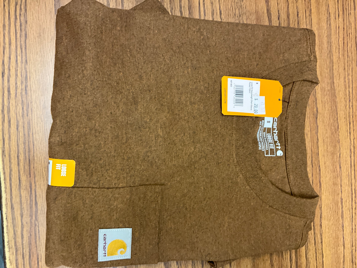 CARHARTT- SS POCKET TEE- K87-BOO