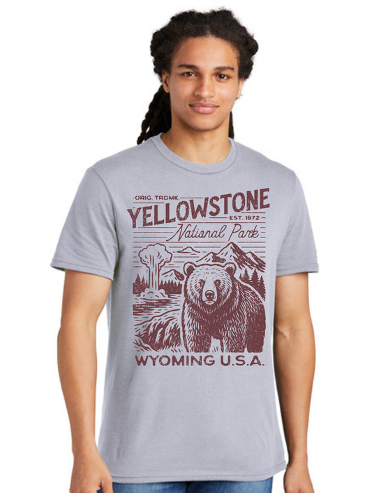 SwiftWear 307 Wyoming Collector T Shirt "Yellowstone Wyoming"