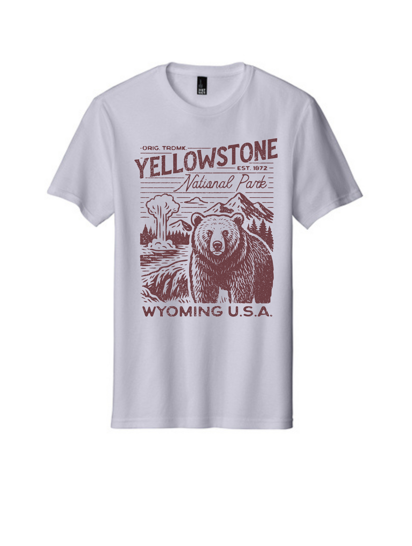 SwiftWear 307 Wyoming Collector T Shirt "Yellowstone Wyoming"
