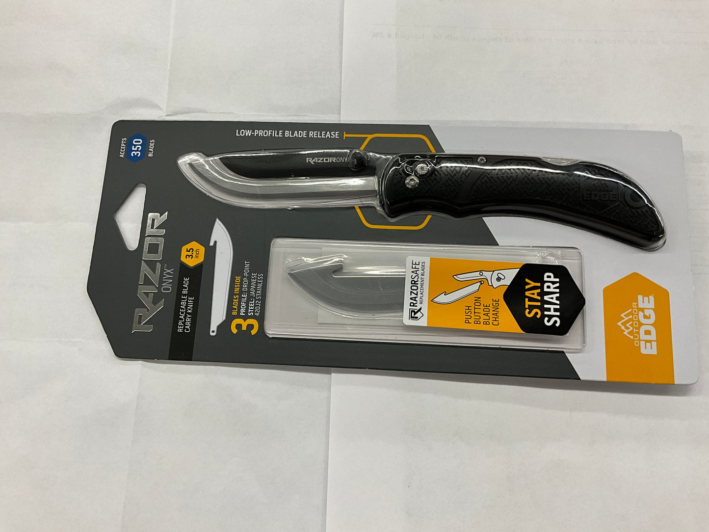 OUTDOOR EDGE- RAZOR ONYX 3.5”- OX-10C