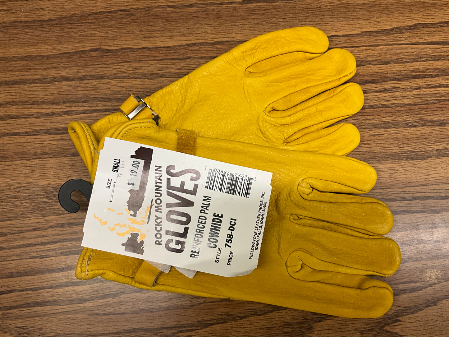 ROCKY MOUNTAIN REINFORCED PALM LEATHER COWHIDE WORK GLOVE - 758DCI