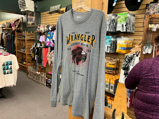 WRANGLER- LS LIGHT WEIGHT T-SHIRT-112318422