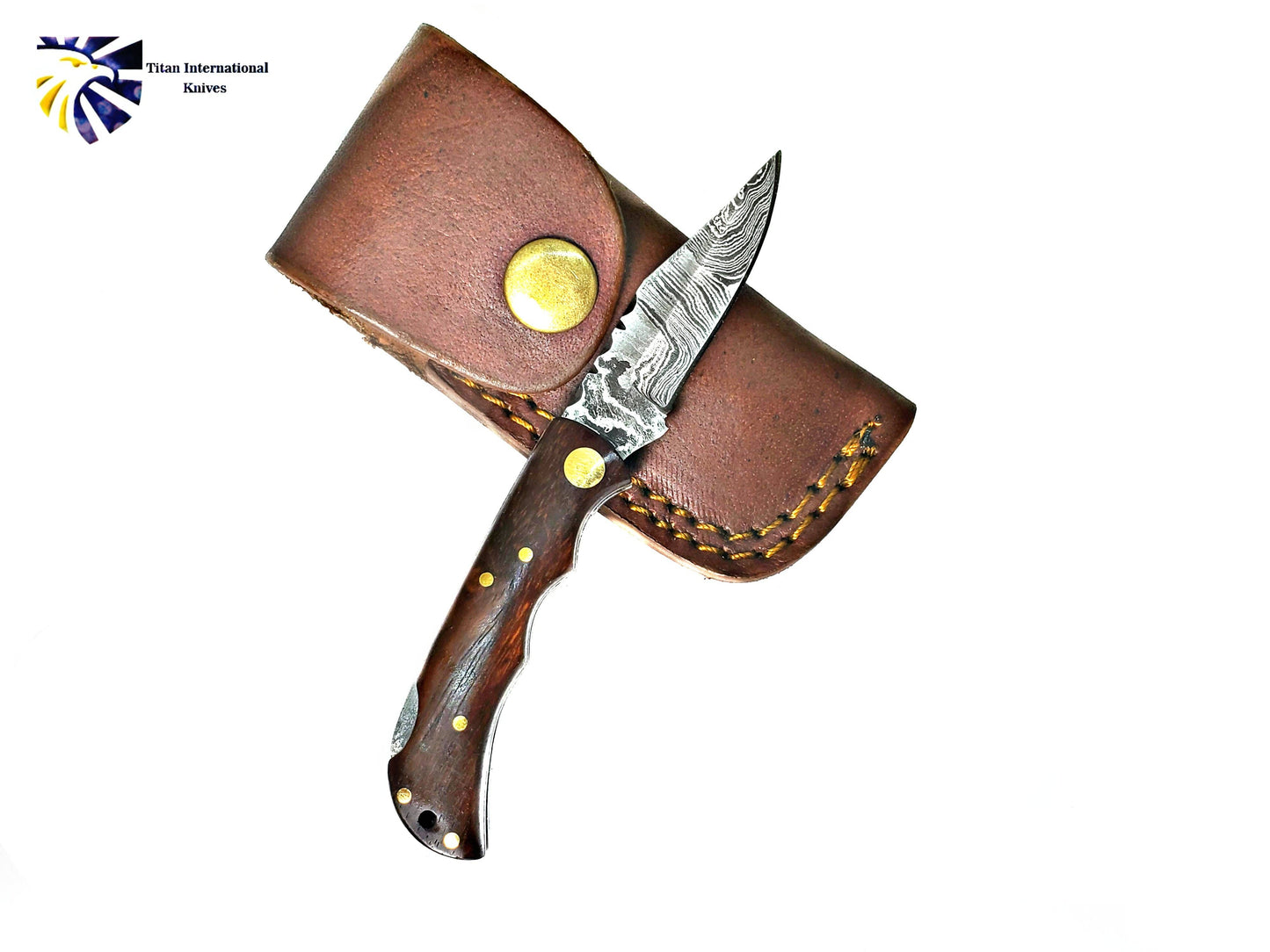 TF-003 Damascus Steel folding Knife EDC-TF-003