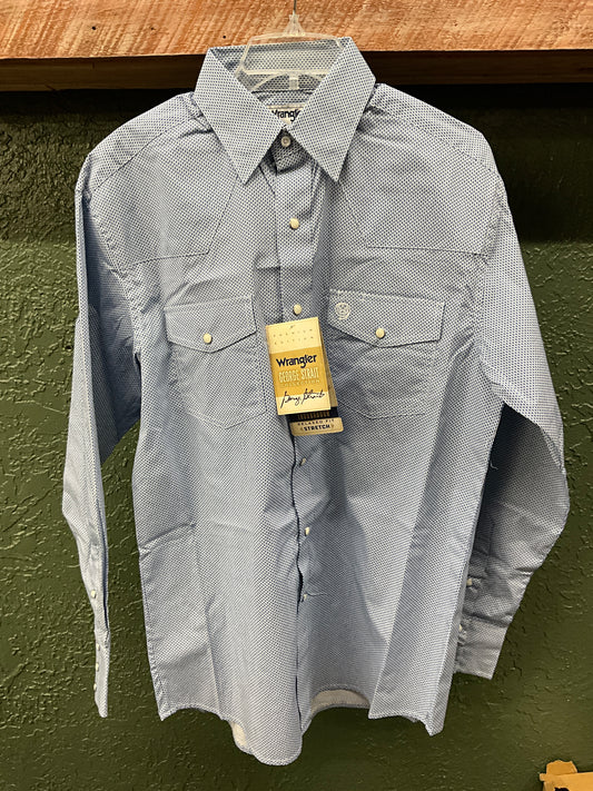 WRANGLER MENS LONG SLEEVE BUTTON UP- 112368210
