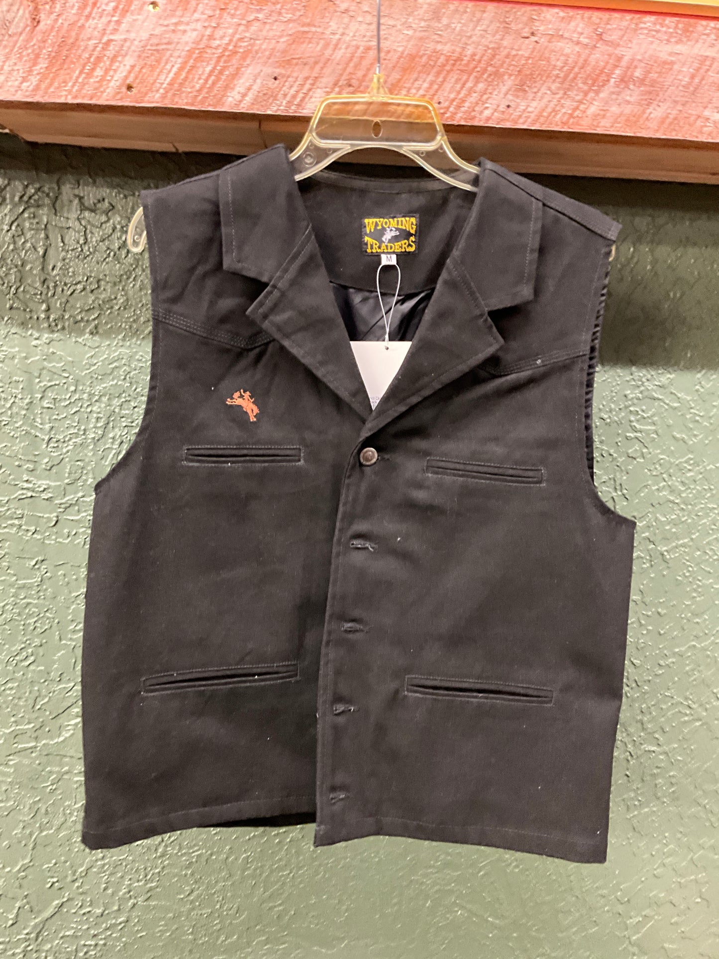 WYO TRADERS- MENS CANVAS VEST-BRONCO - 18122