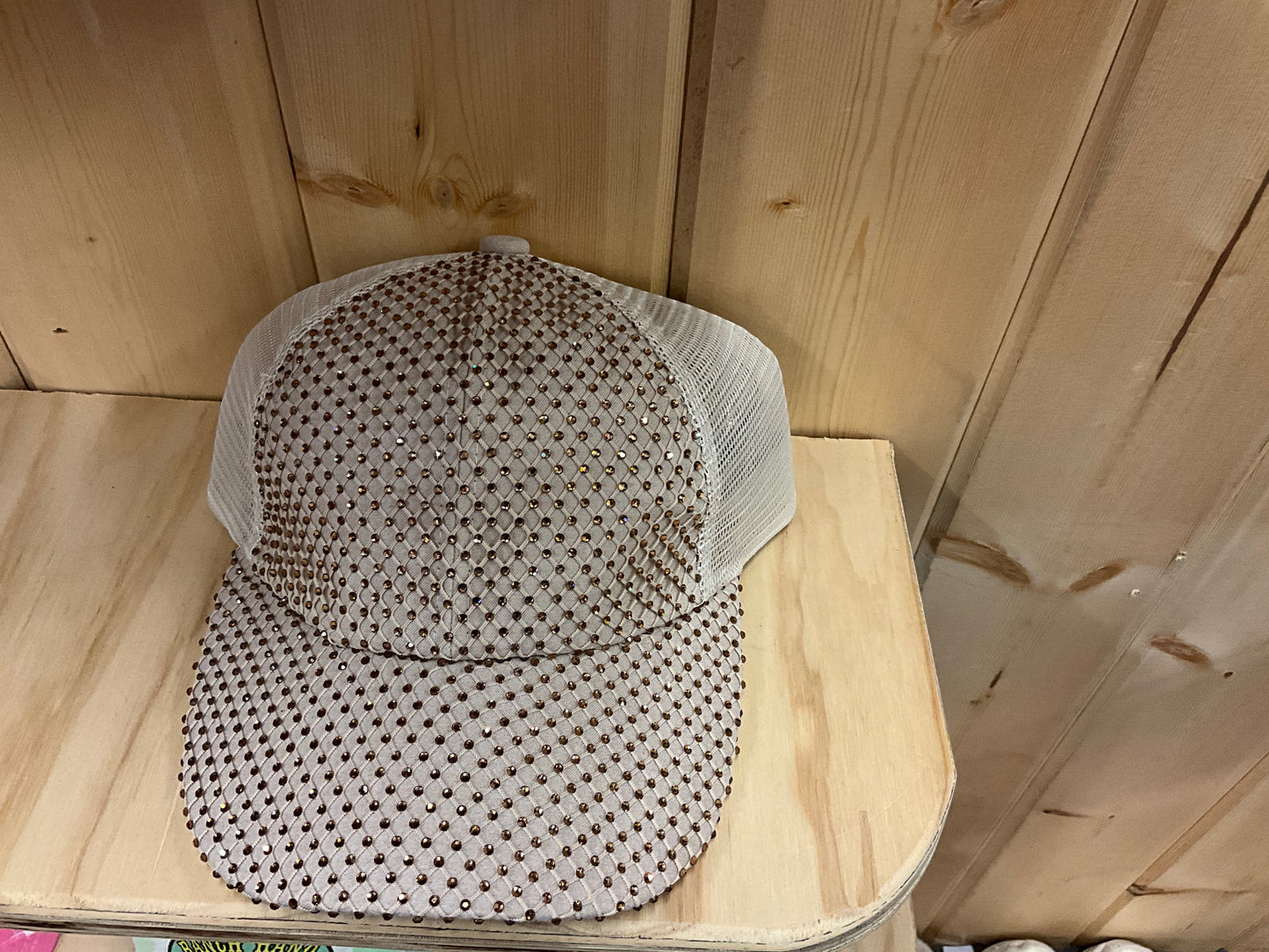 CC BEANIE-SPARKLEY BALL CAP-BAB-8040