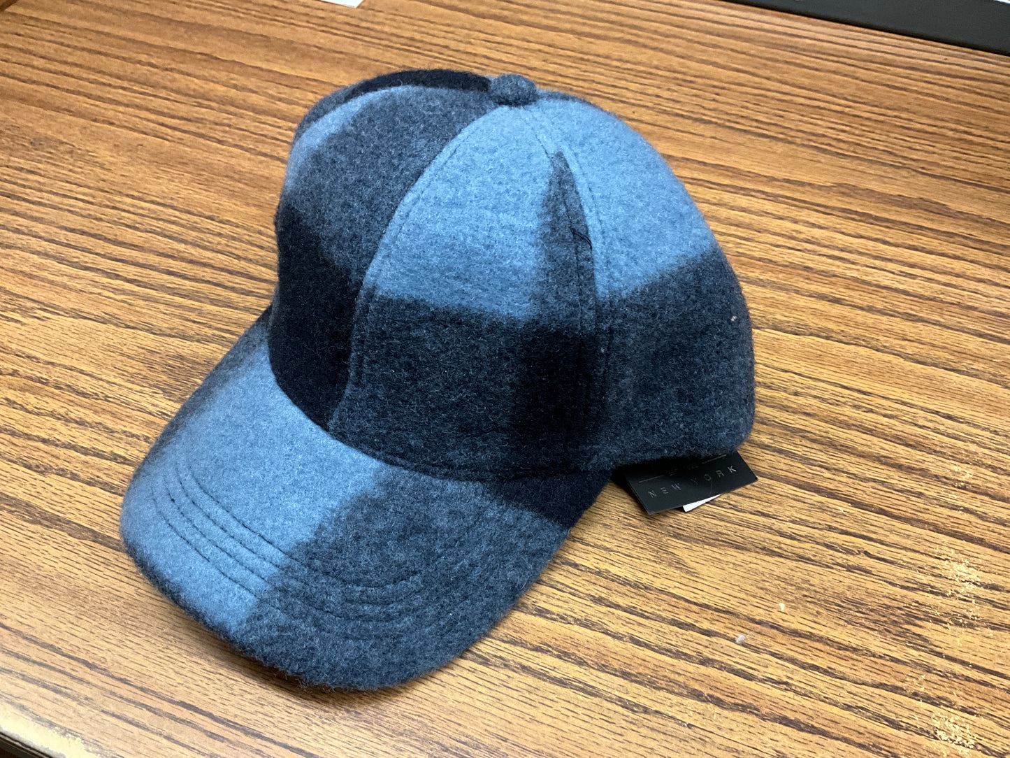 CC BEANIE- BALL CAP, PLAID CHECK FELT, BA-4037