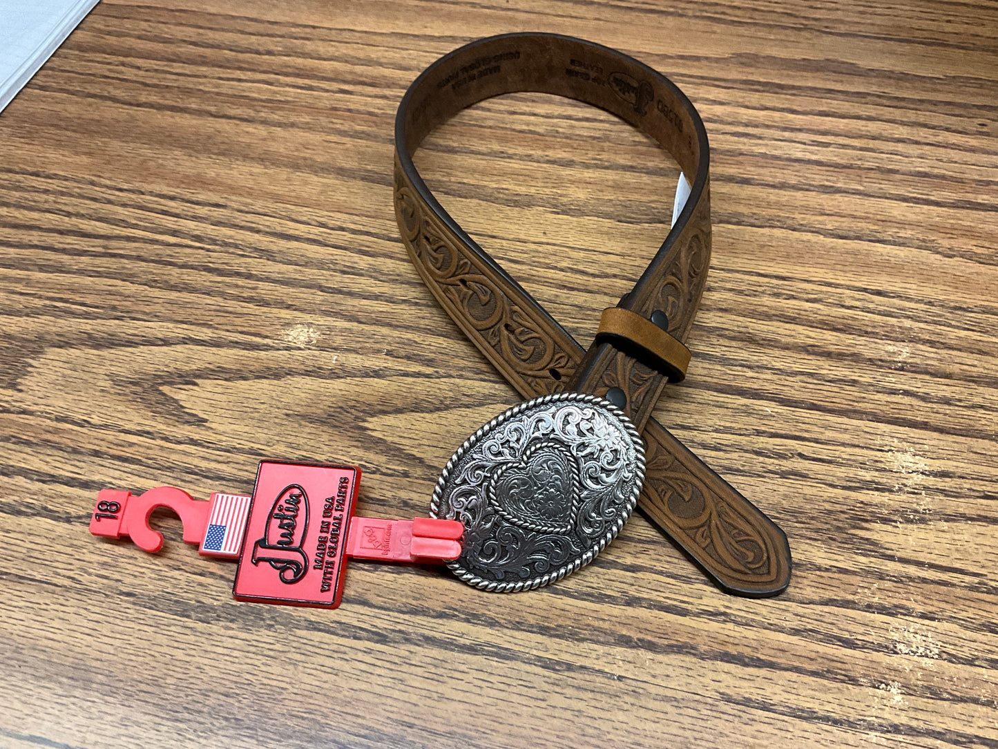 JUSTIN- GIRLS TROPHY BELT, 815BD