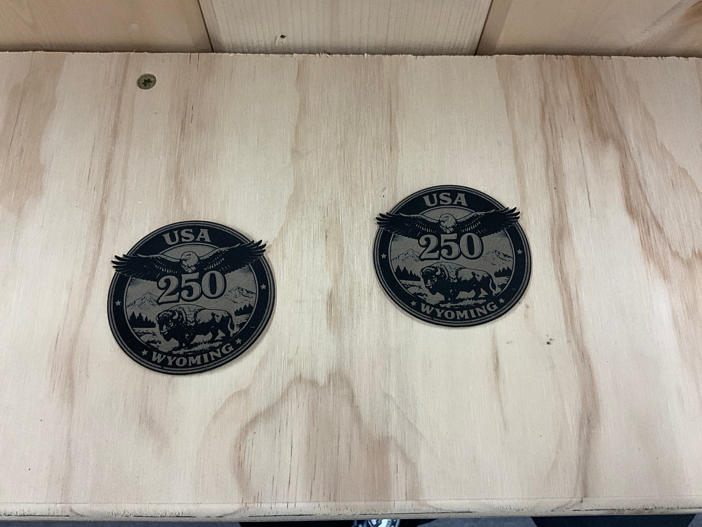 NICKLO-LEATHER PATCH-USA 250YRS- 2026