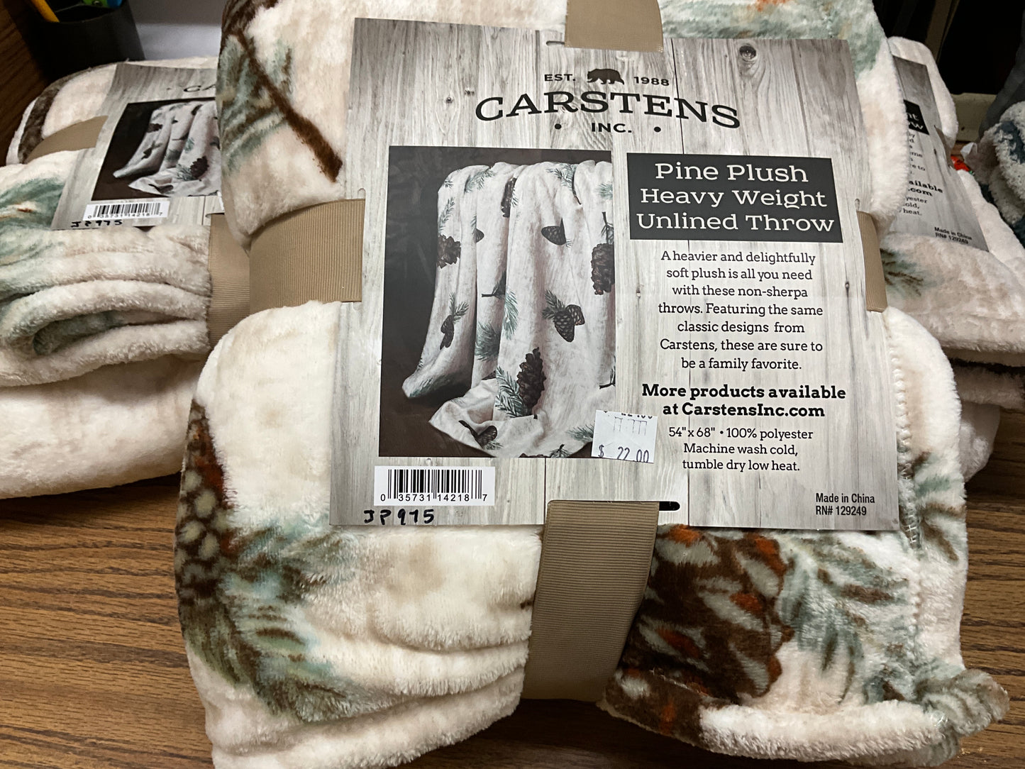 CARSTENS INC.-HEAVY WEIGHT THROW- JP975