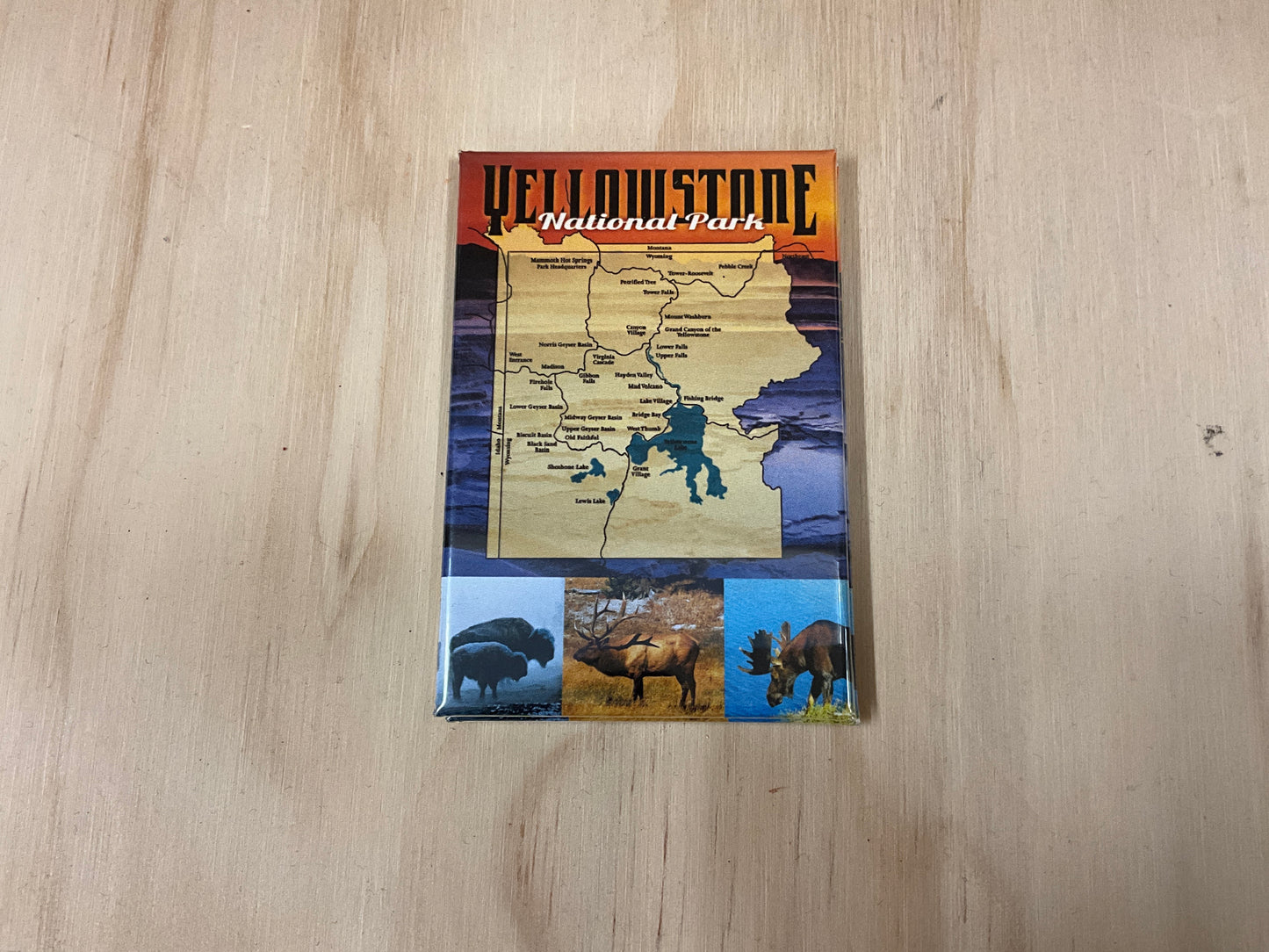 G54- MAGNET YELLOWSTONE PARK-49179