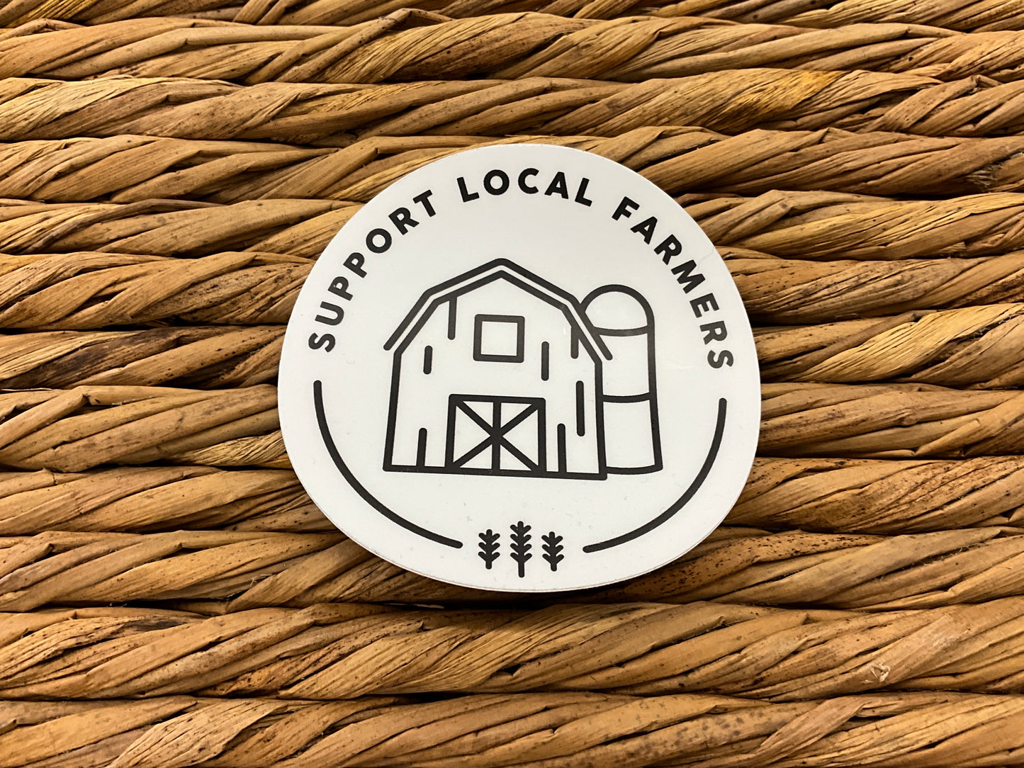 SUPPORT LOCAL FARMERS STICKER - WO416901
