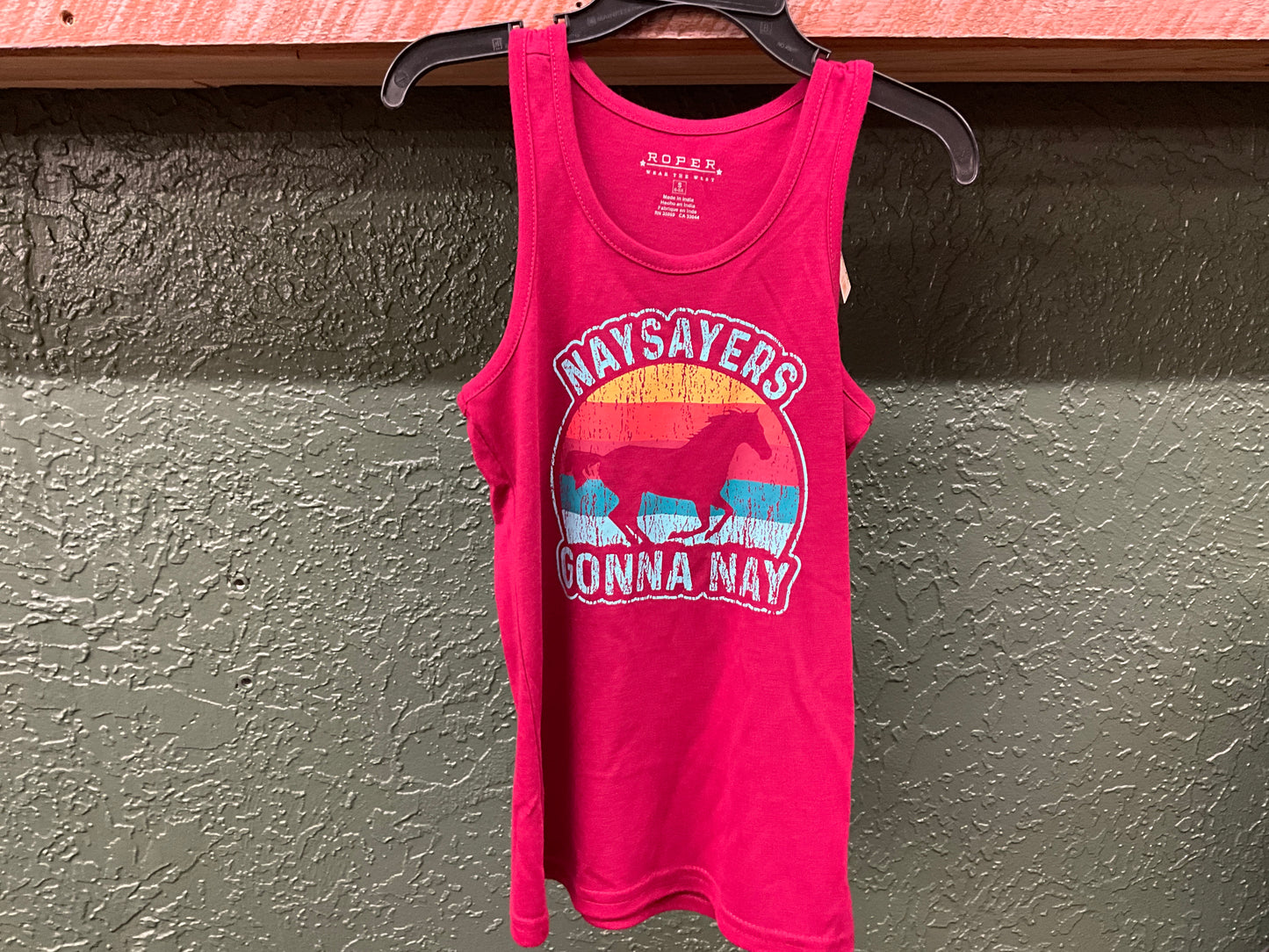 ROPER- GIRLS KNIT NOVELTY TANK-0300905134045