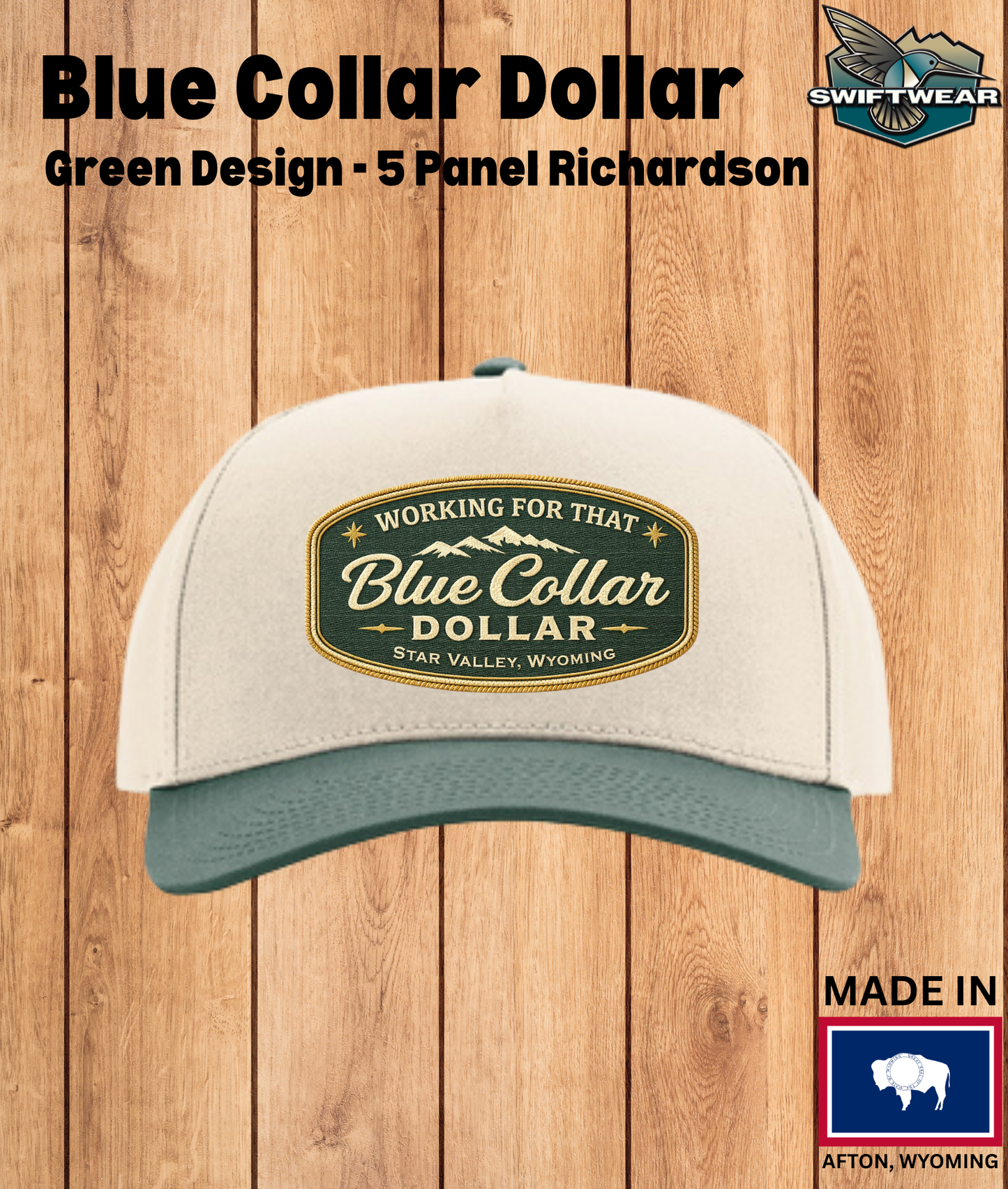 Swiftwear -Retail Blue Collar Dollar Assorted Trucker Caps - SW-BCD-