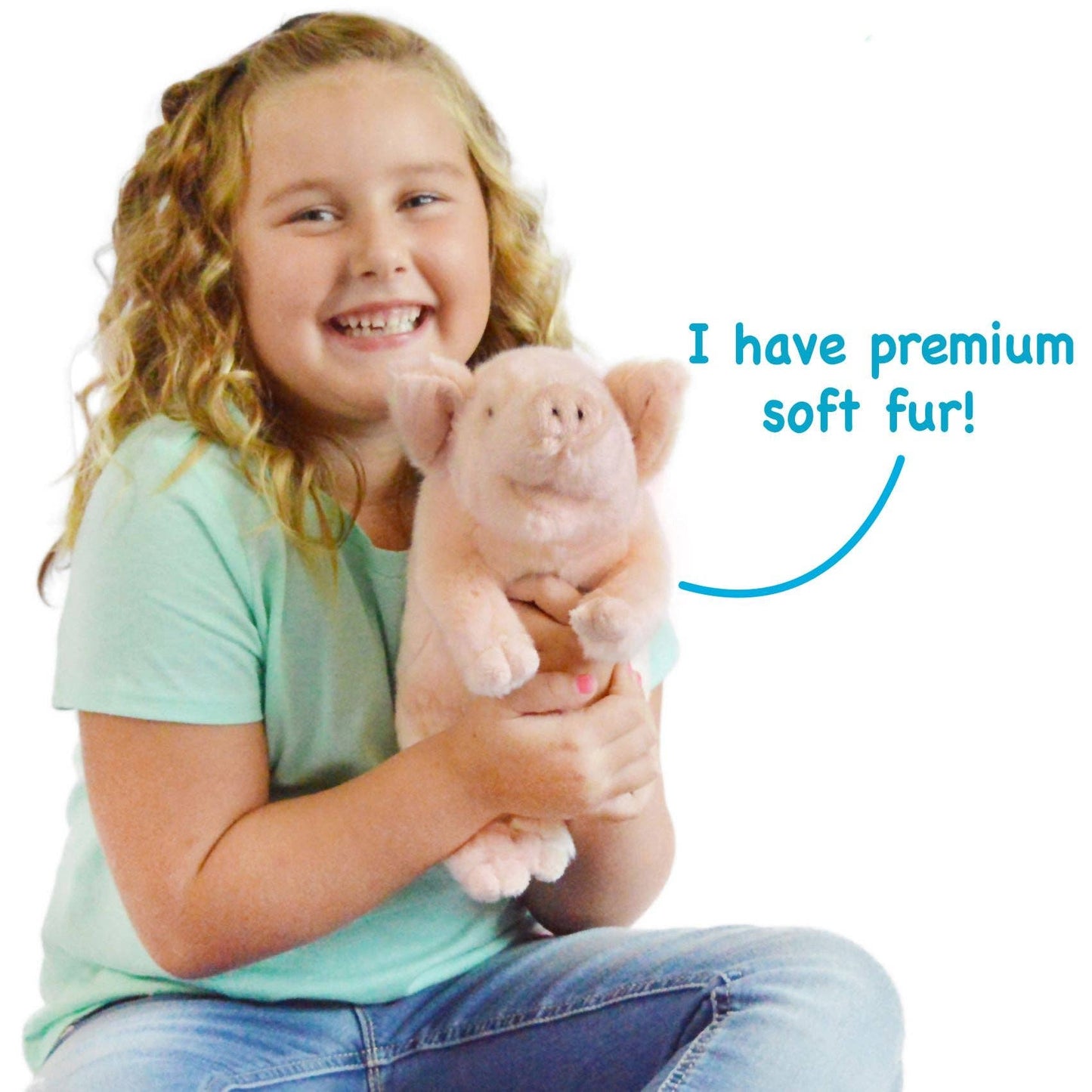 Viahart Perla The Pig | 11 Inch Stuffed Animal Plush