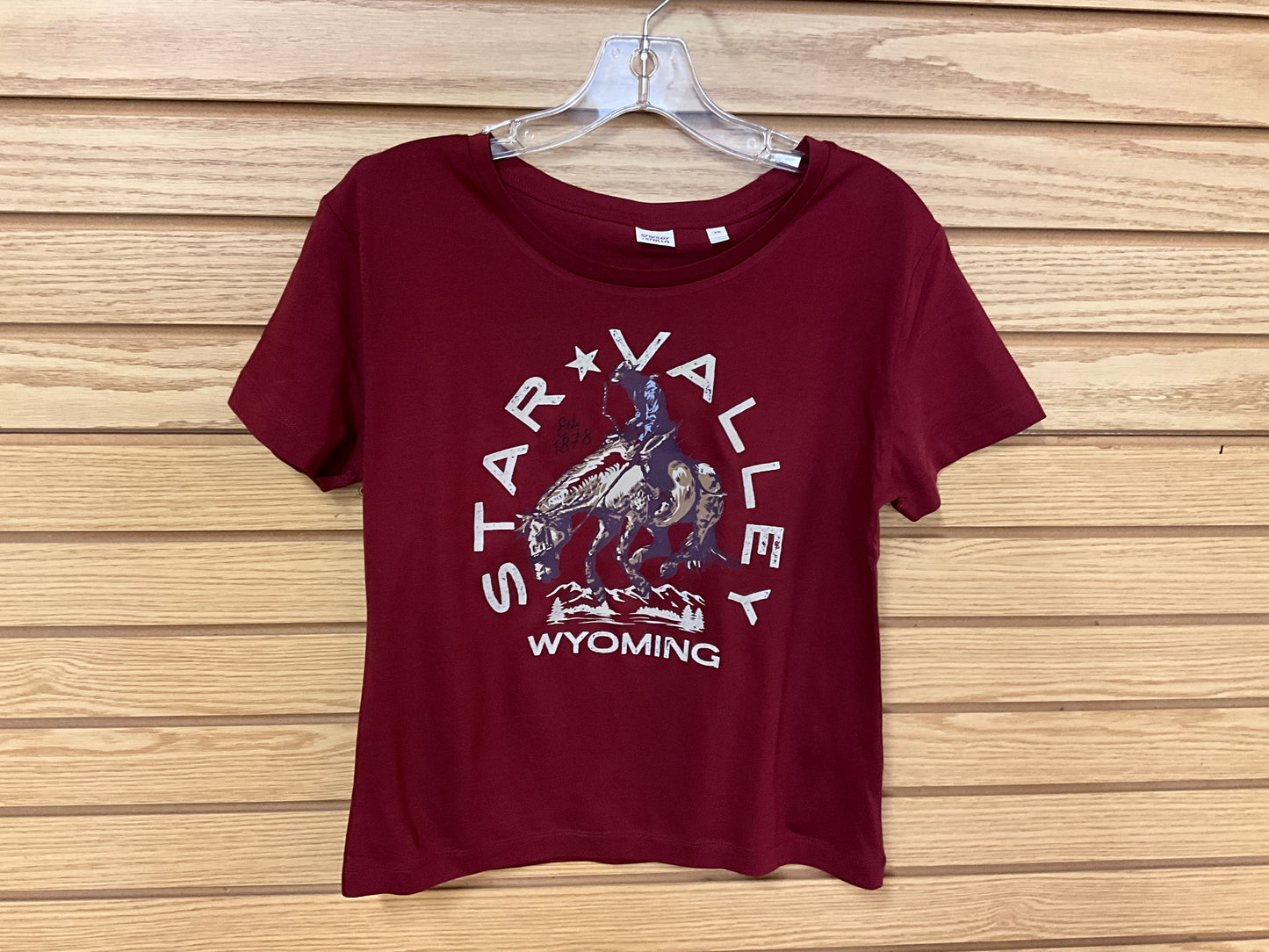 SWIFTWEAR-SERENA SCOOP SS TEE/SV BRONC-SXW008SVB