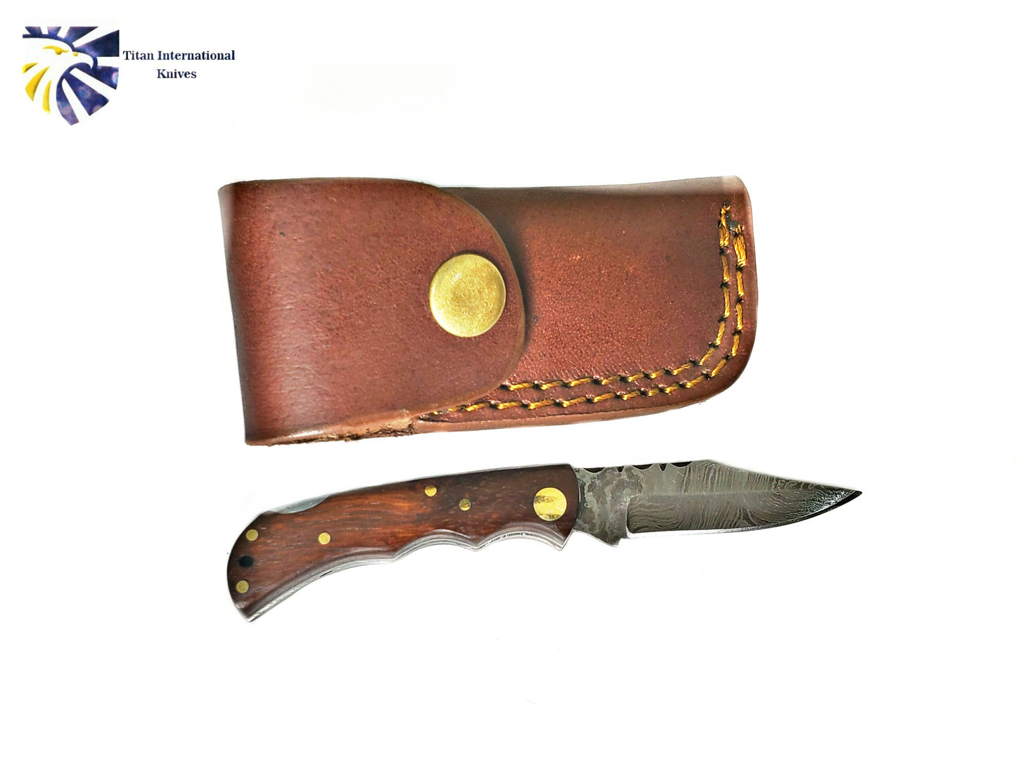 TF-003 Damascus Steel folding Knife EDC-TF-003