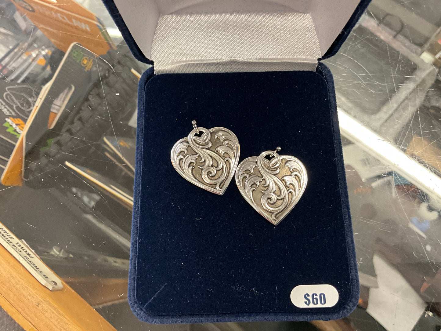 MONTANA SILVER- HEART FILIGREE EARRINGS-ER4880