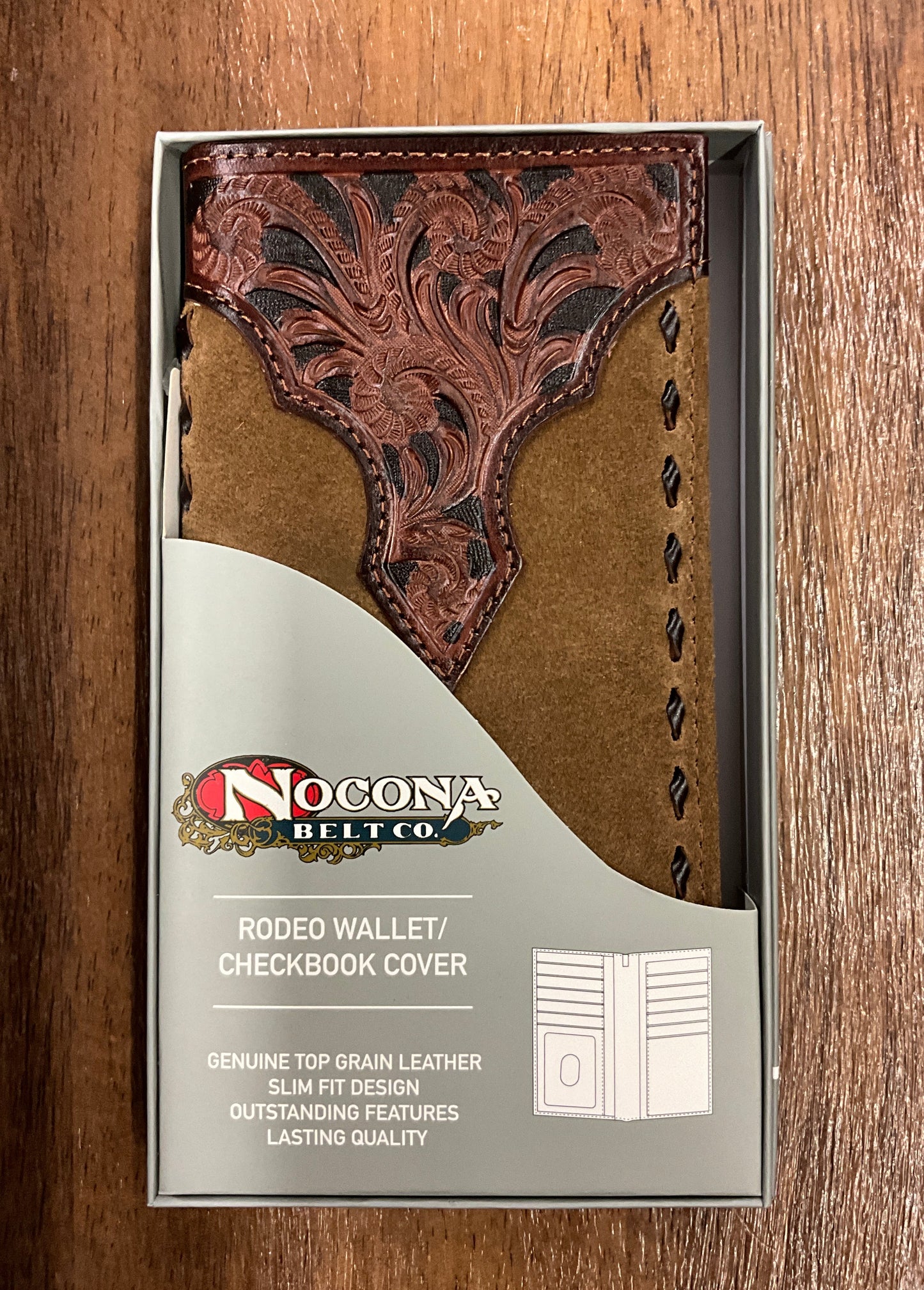 NOCONA - BIFOLD WALLET - EMBOSSED LEATHER - N500044008
