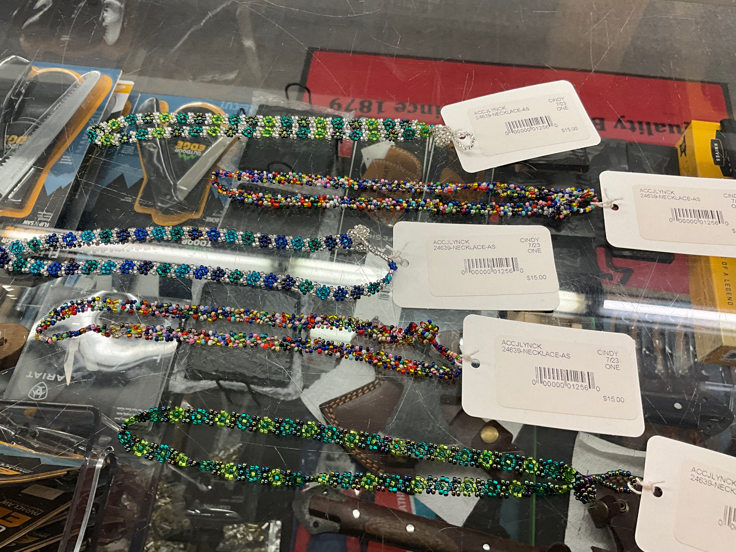 GLITTER GALORE- SMALL BEAD NECKLACE-24639