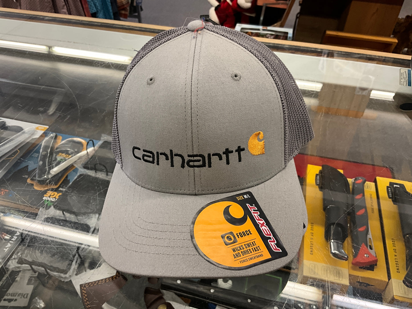 CARHARTT-RUGGED FLEX CANVAS MESH CAP-105353