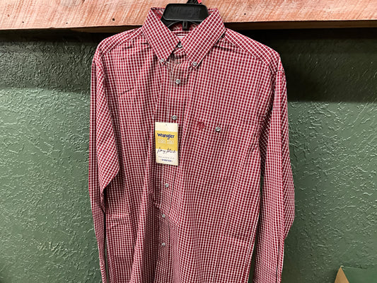 WRANGLER- MENS LSB CHECK SHIRT-112356606