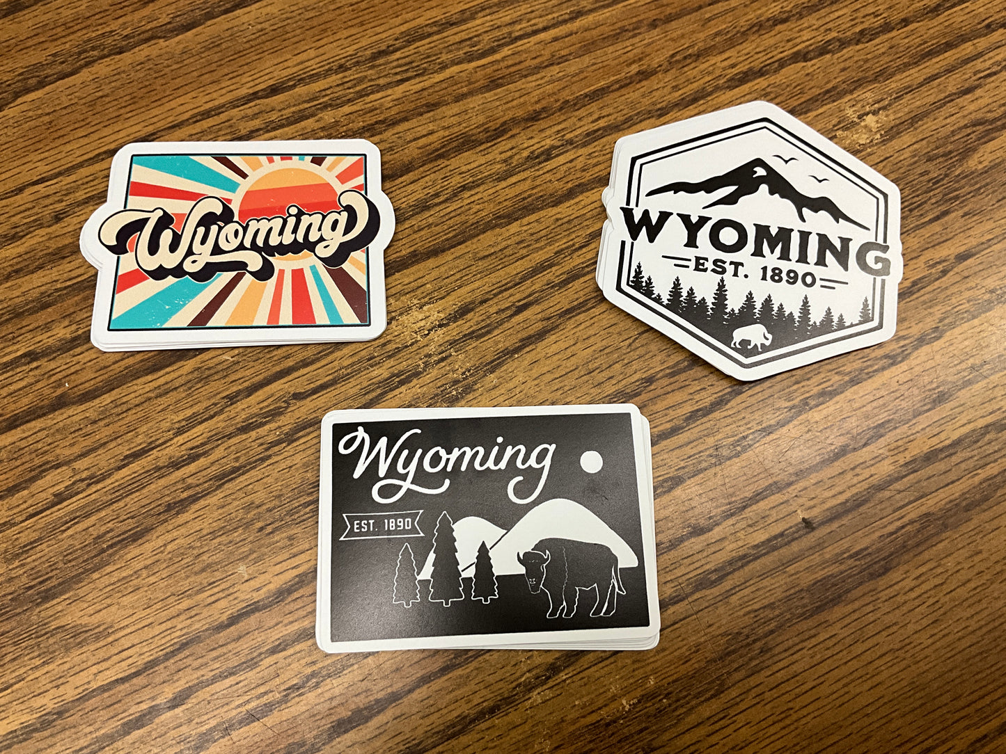 EXPRESS DESIGN- STICKERS, WYOMING- 9WYO2