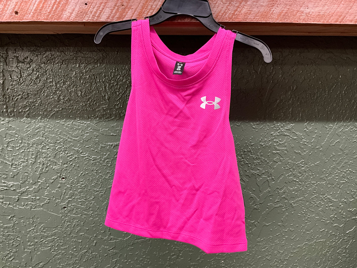 UA Girls Tech Mesh Tank- 1385297-652