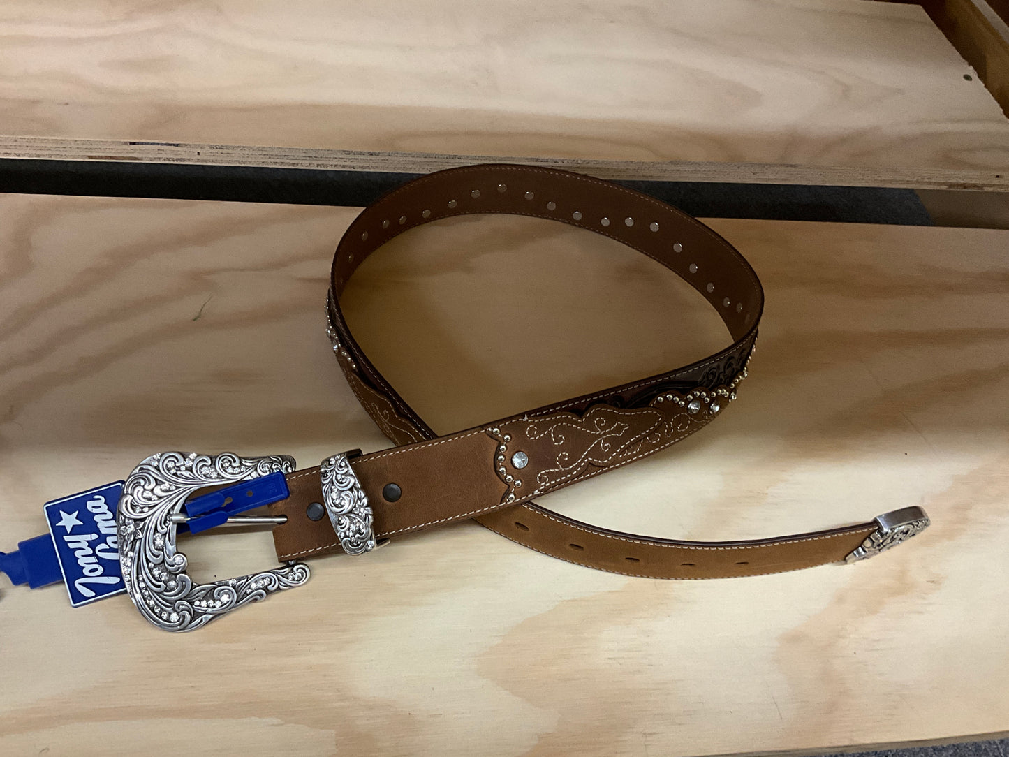 TONY LAMA BELT-KAITLYN CRYSTL - C50499
